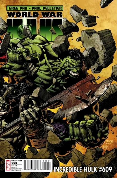 INCREDIBLE HULK (2009) #609 FINCH VAR WWHS