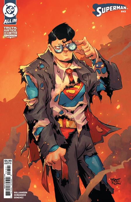 SUPERMAN (2023) #43 CVR B BRETT BEAN CARD STOCK VAR