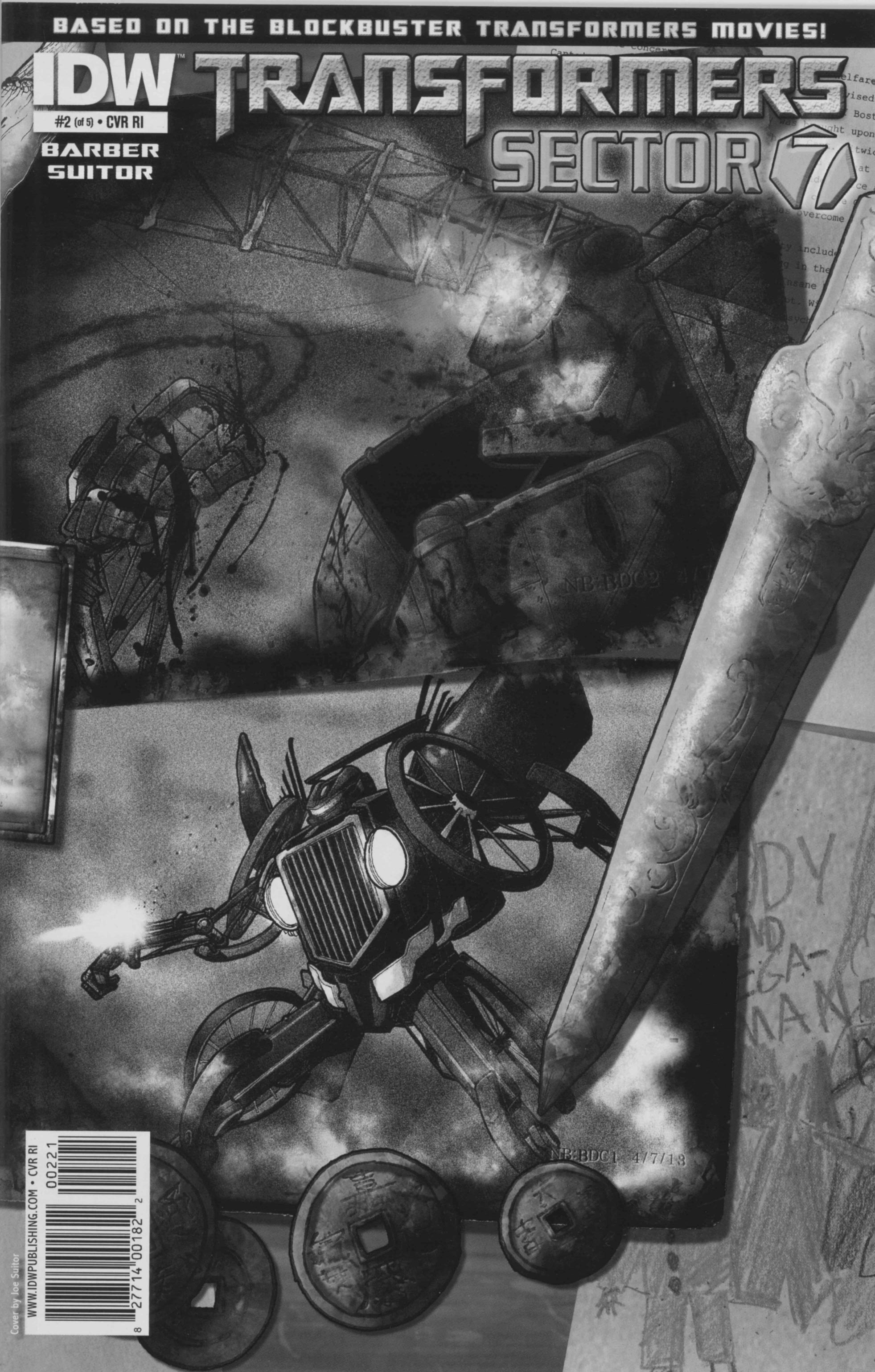 TRANSFORMERS SECTOR 7 #2 10 COPY INCV
