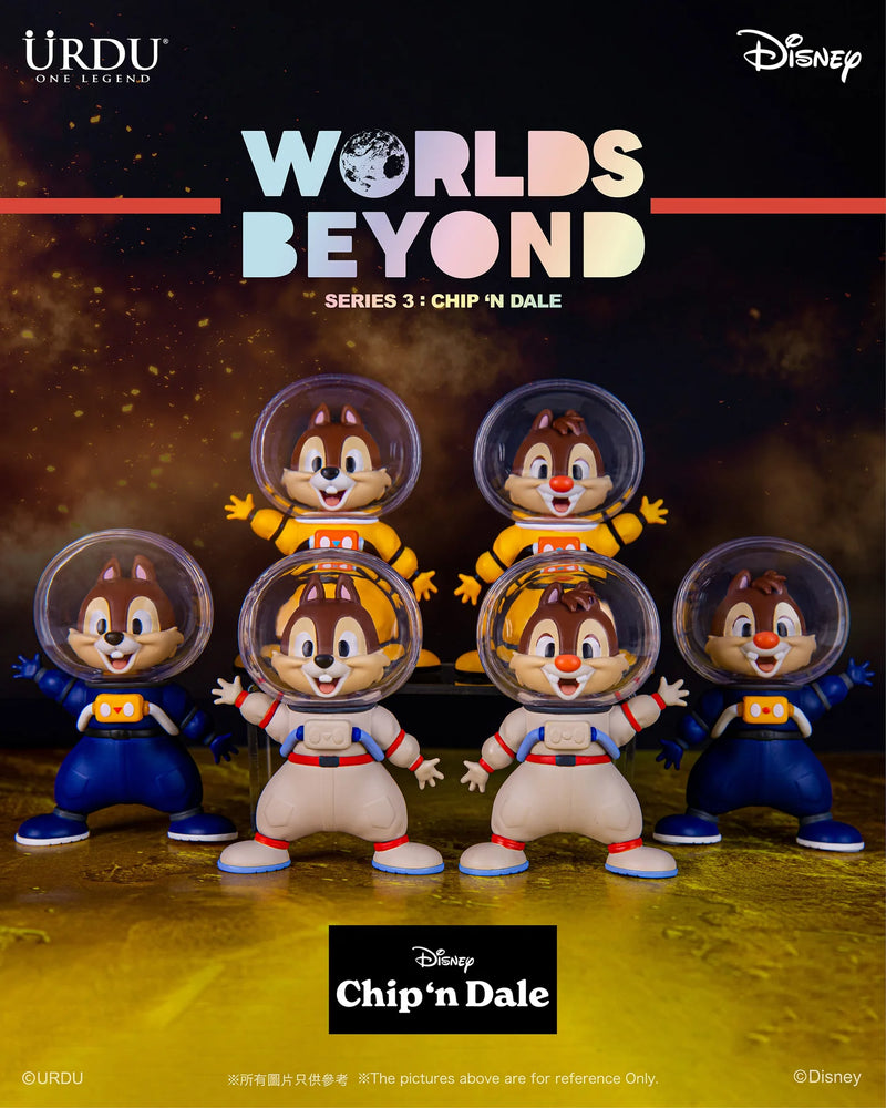URDU DISNEY WORLDS BEYOND SERIES 3 CHIP AND DALE BLIND BOX FIGURE