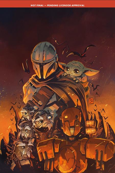 STAR WARS THE MANDALORIAN AND GROGU NIGHTMARE ON NEVARRO (2026) #1 (ONE SHOT) CVR B ALESSANDRO RENALDI