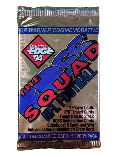 1994 POP WARNER COLLECTORS EDGE NFL FOOTBALL CARD PACK