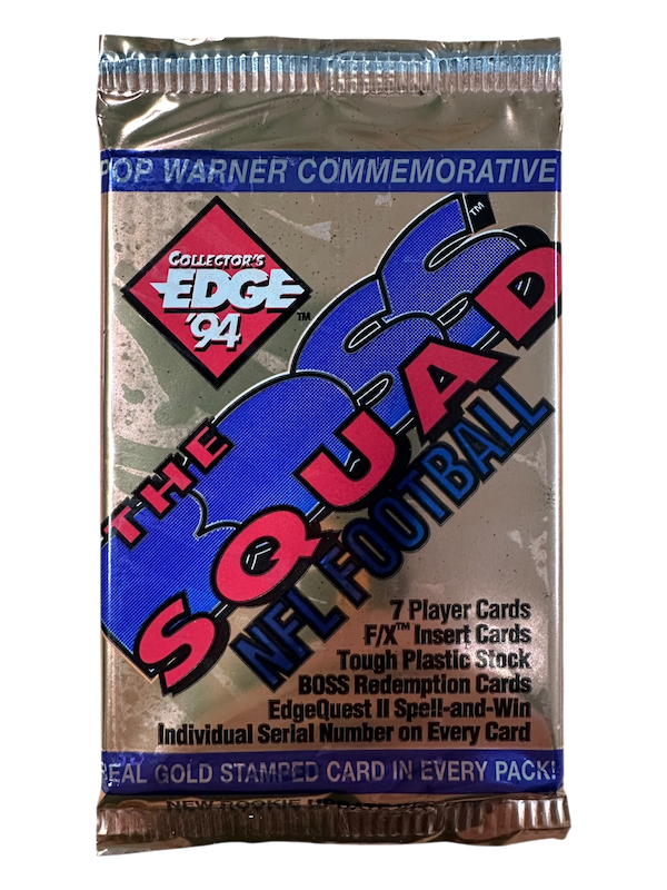 1994 POP WARNER COLLECTORS EDGE NFL FOOTBALL CARD PACK