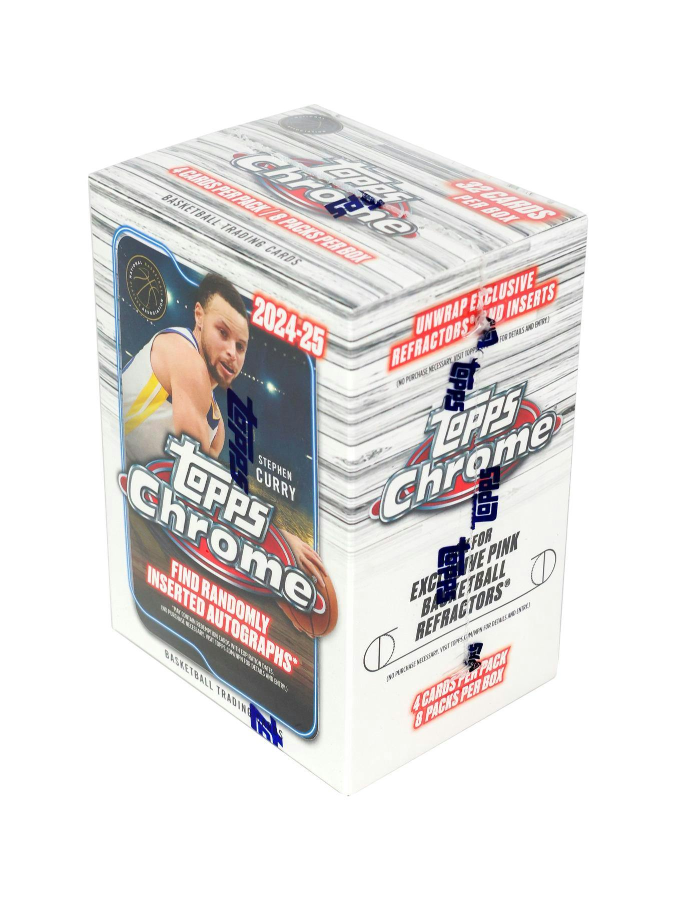 2024-25 TOPPS CHROME NBA BASKETBALL BLASTER VALUE BOX