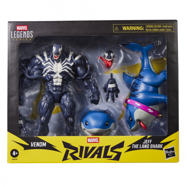 MARVEL LEGENDS SERIES MARVEL RIVALS VENOM AND JEFF THE LAND SHARK AF
