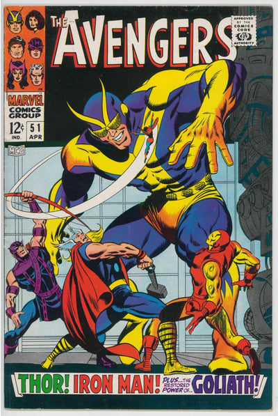 AVENGERS (1963) #51 (VF)