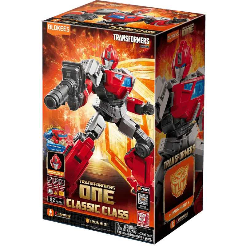 BLOKEES TRANSFORMERS ONE CLASSIC CLASS IRONHIDE MODEL