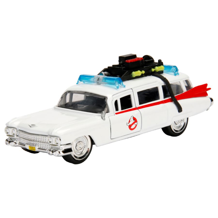 HOLLYWOOD RIDES 1/32 GHOSTBUSTERS (1984) ECTO-1 DIECAST VEHICLE
