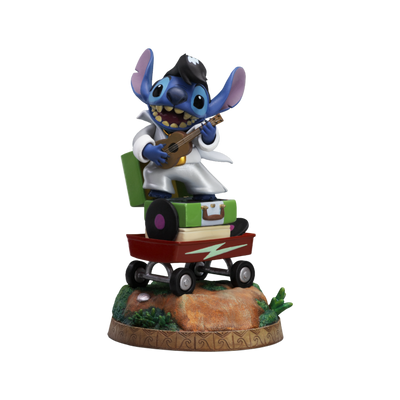 LILO AND STITCH STITCH KING OF ROCK 1/10 SCALE STATUE