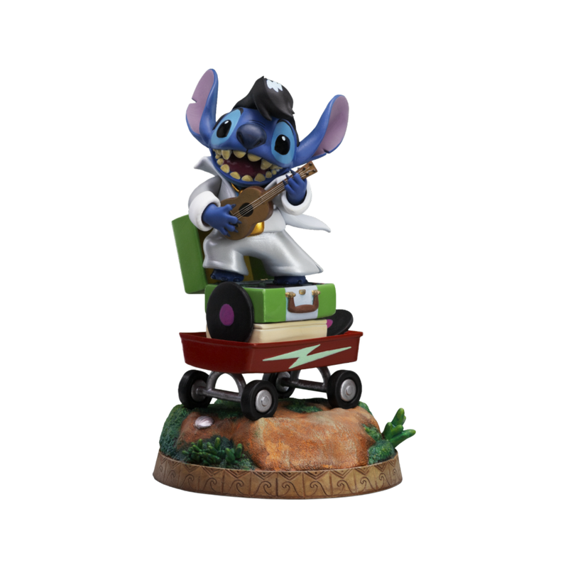 LILO AND STITCH STITCH KING OF ROCK 1/10 SCALE STATUE