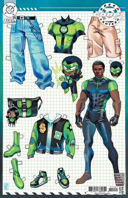 GREEN LANTERN CORPS (2025) #10 CVR B RIAN GONZALES CARD STOCK VAR