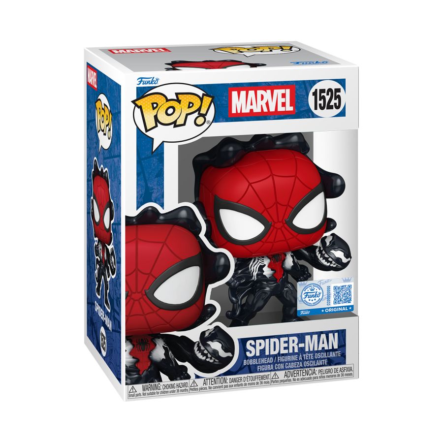 POP MARVEL COMICS SPIDER-MAN SYMBIOTE US EXCLUSIVE VINYL FIG