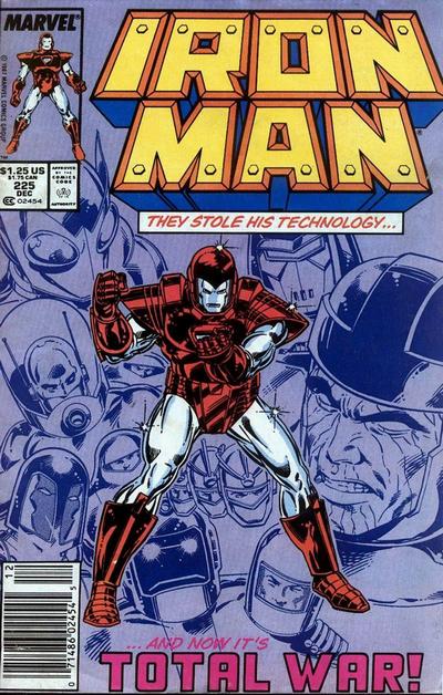 IRON MAN (1968) #225 NEWSSTAND EDITION (VF)