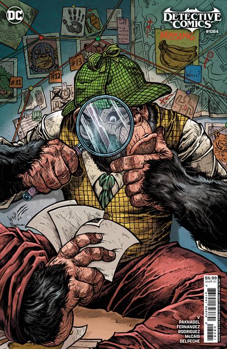 DETECTIVE COMICS VOL 2 (2016) #1084 CVR E MARIA WOLF APRIL FOOLS DETECTIVE CHIMP CARD STOCK VAR