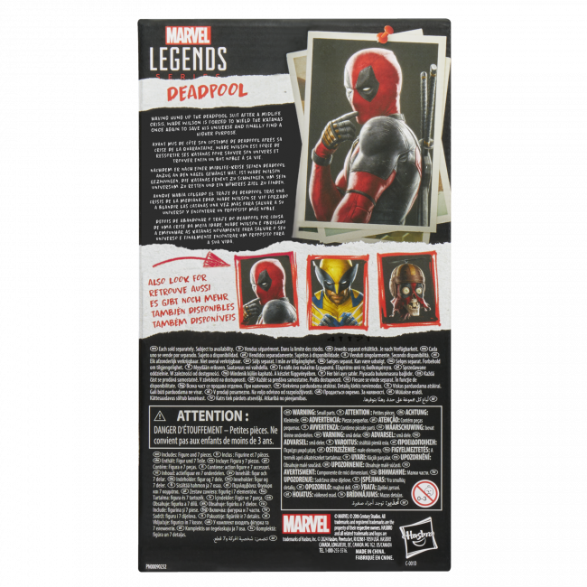 DEADPOOL & WOLVERINE LEGENDS 6IN DEADPOOL AF