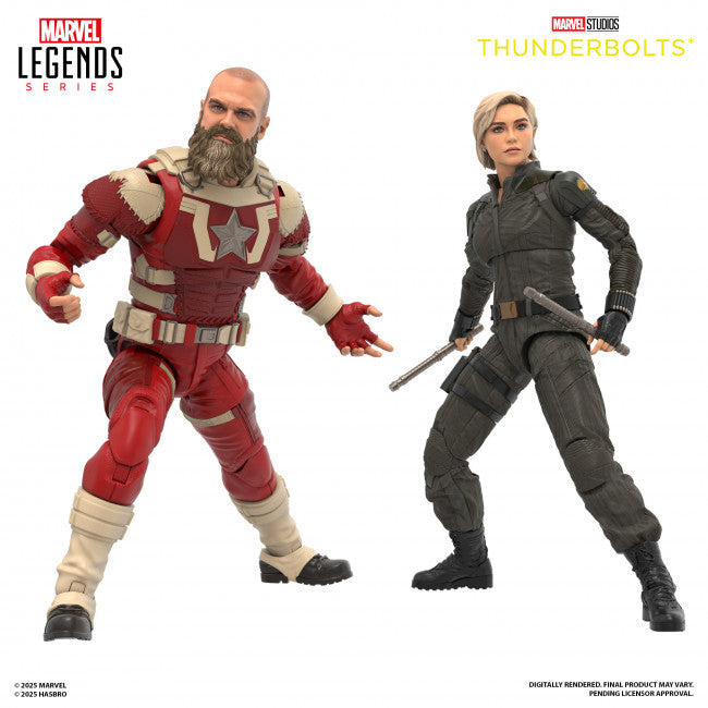 MARVEL LEGENDS SERIES YELENA BELOVA AND RED GUARDIAN AF
