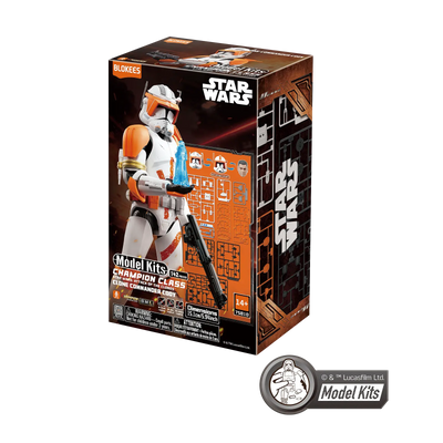 BLOKEES STAR WARS CHAMPION CLASS 10 CLONE COMMANDER CODY MODEL