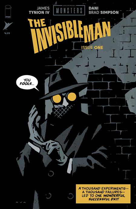 UNIVERSAL MONSTERS THE INVISIBLE MAN (2025) #1 CVR C INC 1:10 DAVID AJA PULP VAR