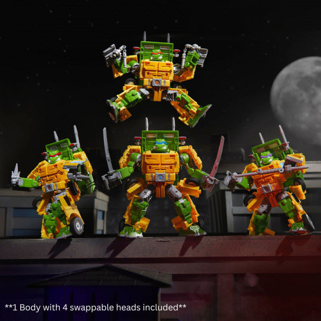 TRANSFORMERS COLLABORATIVE TMNT X TRANSFORMERS PARTY WALLOP AF