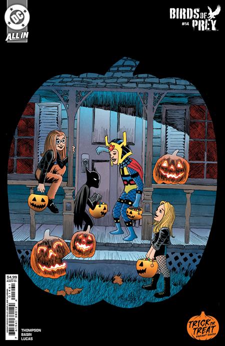 BIRDS OF PREY (2023) #14 CVR D KELLEY JONES TRICK OR TREAT CARD STOCK VAR