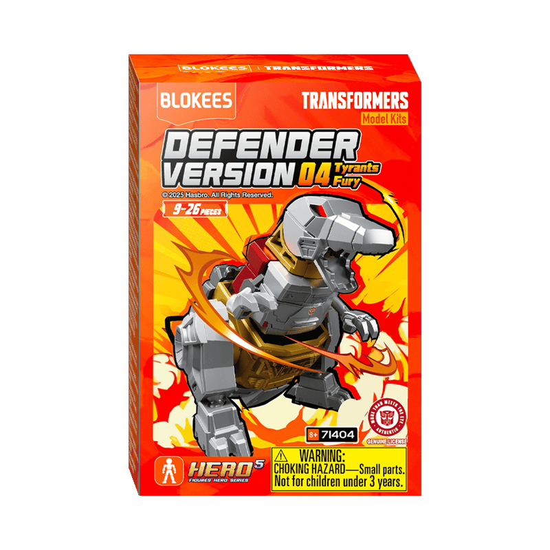 BLOKEES TRANSFORMERS DEFENDER VERION 4 MINI MODEL (BLIND BOX)