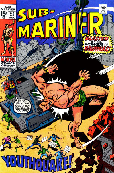 SUB-MARINER (1968) #28 (VG/FN)