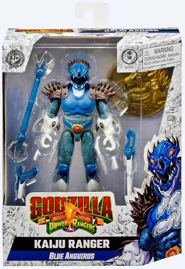 POWER RANGERS X GODZILLA KAIJU RANGER BLUE ANGUIRUS AF