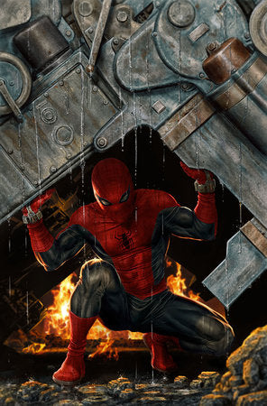 AMAZING SPIDER-MAN (2025) #14 100 COPY INCV LEE BERMEJO AMAZING VISIONS VIRGIN VAR