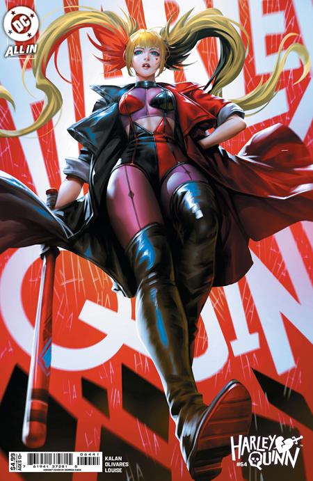 HARLEY QUINN (2021) #64 CVR D DERRICK CHEW CARD STOCK VAR