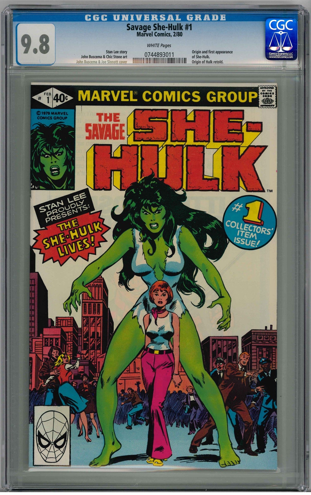 CGC SAVAGE SHE-HULK (1980) #1 (9.8)