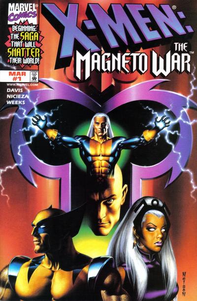 X-MEN MAGNETO WAR  (1999) #1 (ONE SHOT) CVR B NELSON VAR