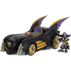 SONIC X DC BATMOBILE AND SHADOW AS BATMAN 2.5" VEHICLE FIGURE AF