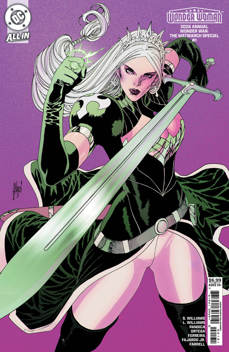 WONDER WOMAN (2023) ANNUAL 2026 #1 (ONE SHOT) - WONDER WAR THE MATRIARCH SPECIAL CVR C GUILLEM MARCH CARD STOCK VAR
