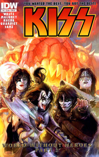 KISS (2012) #4 CVR B XERMANICO VAR