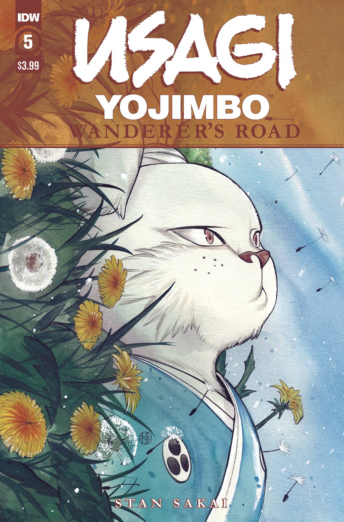 USAGI YOJIMBO WANDERERS ROAD #5 PEACH MOMOKO CVR