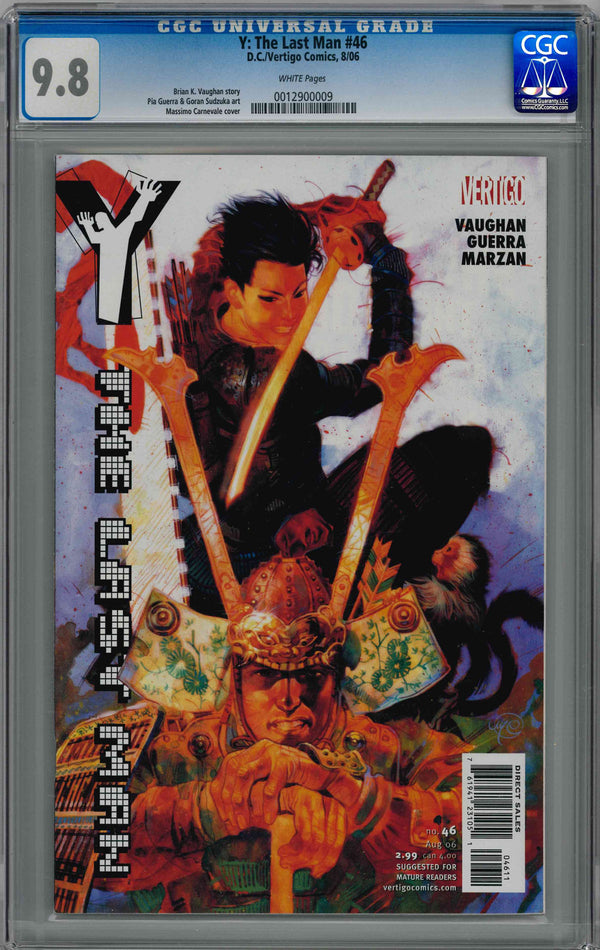 CGC Y: THE LAST MAN (2002) #46 (9.8)