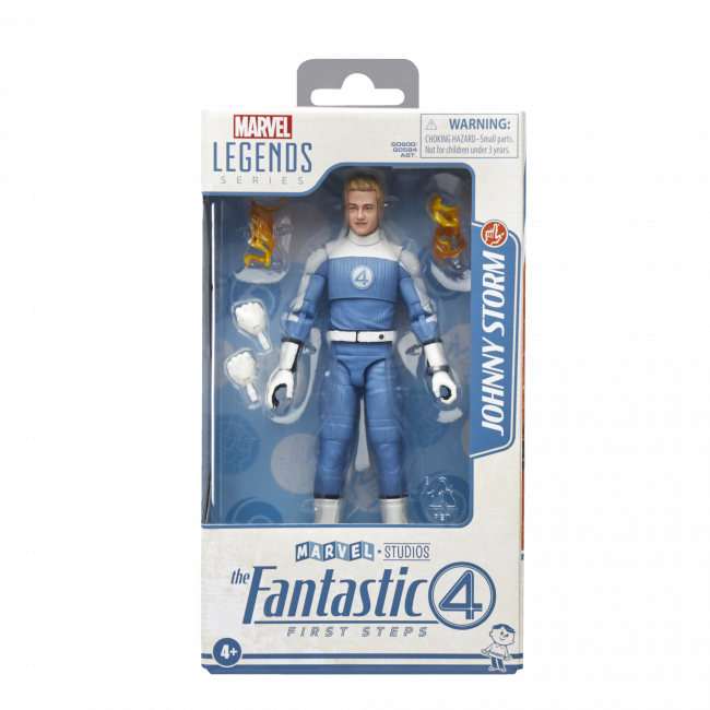 MARVEL LEGENDS SERIES FANTASTIC FOUR FIRST STEPS JOHNNY STORM AF