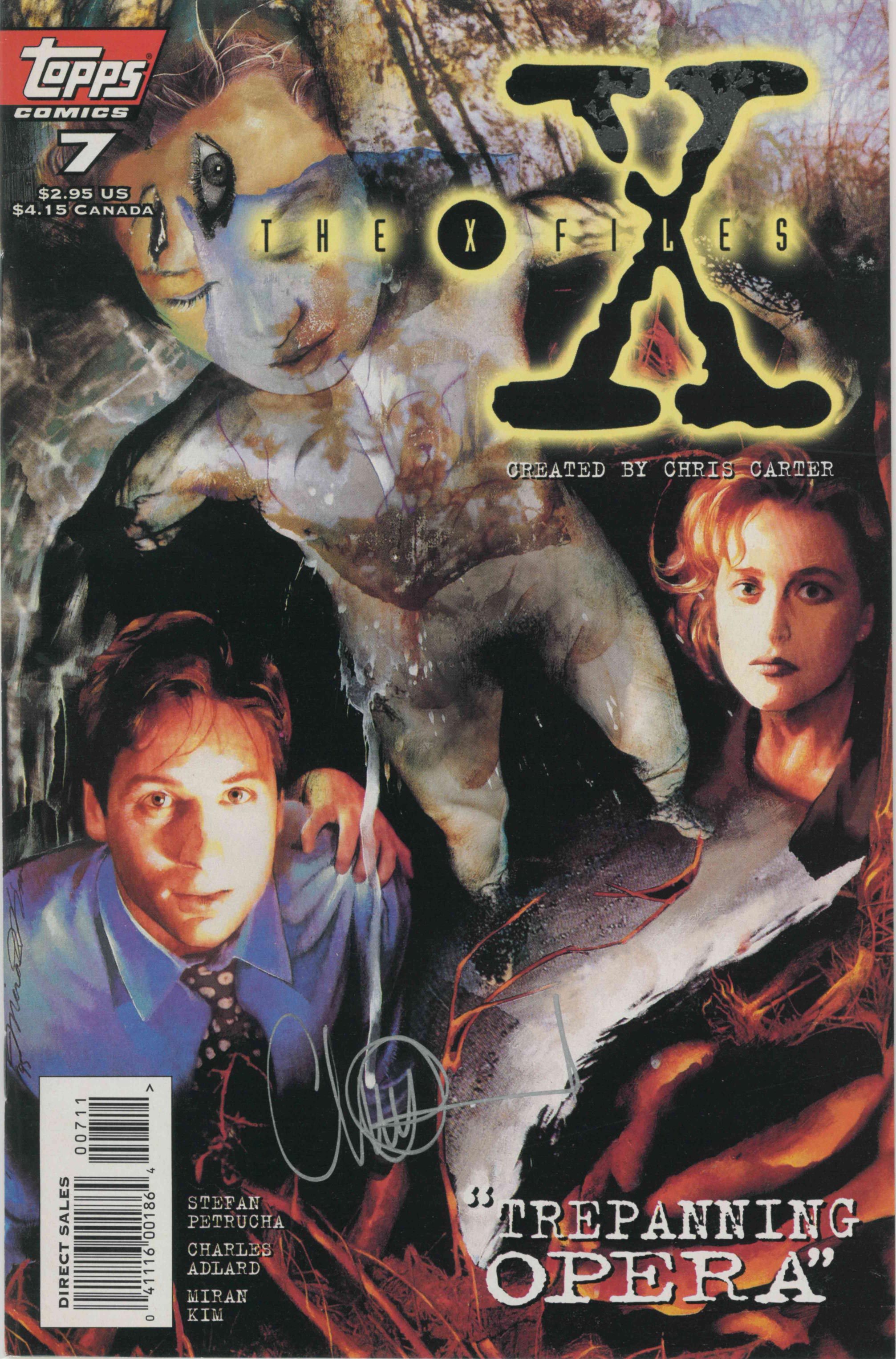 X-FILES #7 - SIGNED BY CHARLES ADLARD