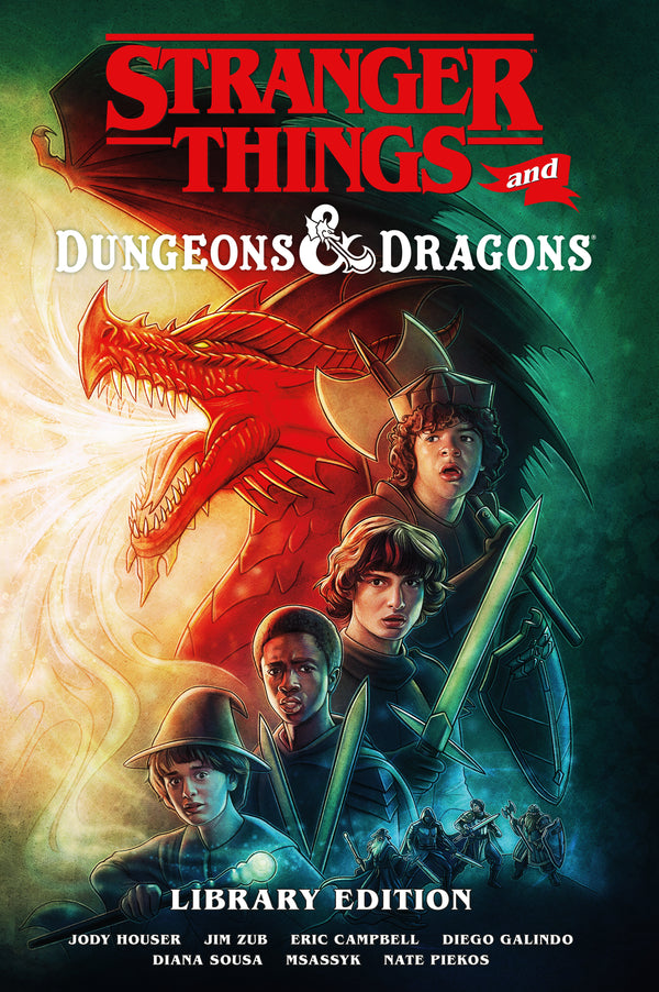 STRANGER THINGS AND DUNGEONS AND DRAGONS LIBRARY EDITION HC