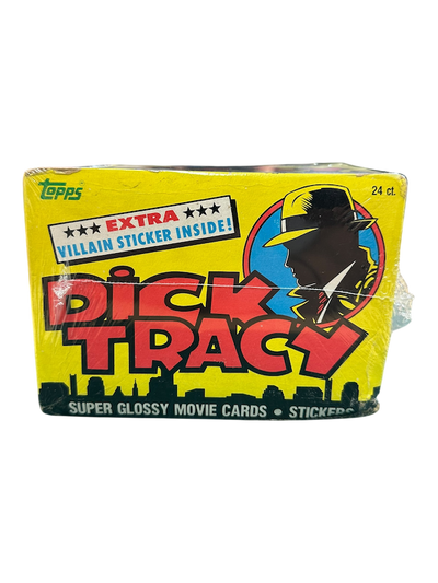1990 TOPPS DICK TRACY MOVIE LARGE 16 CARD BOX