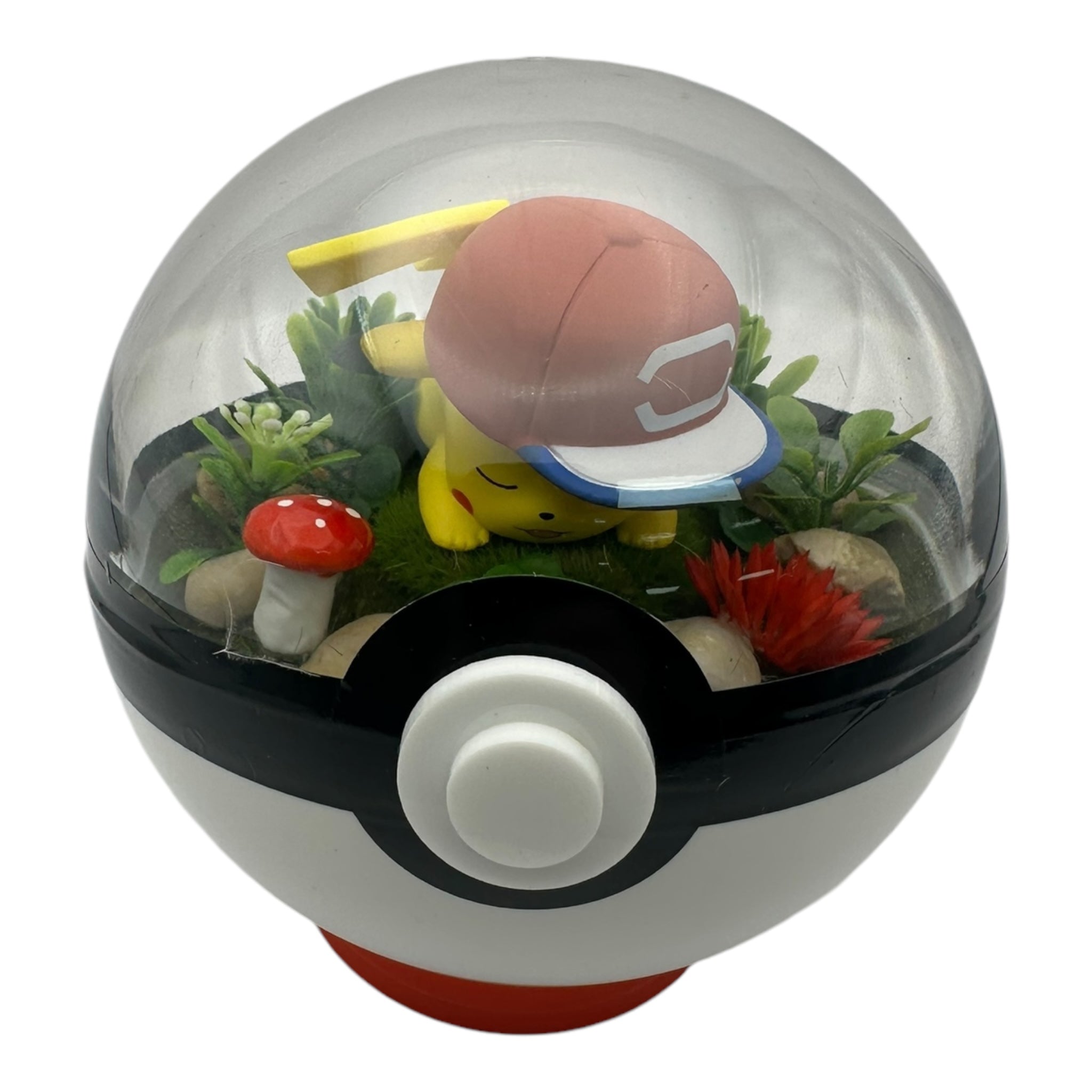 POKEMON TERRARIUM 12CM PIKACHU SLEEPING WITH HAT