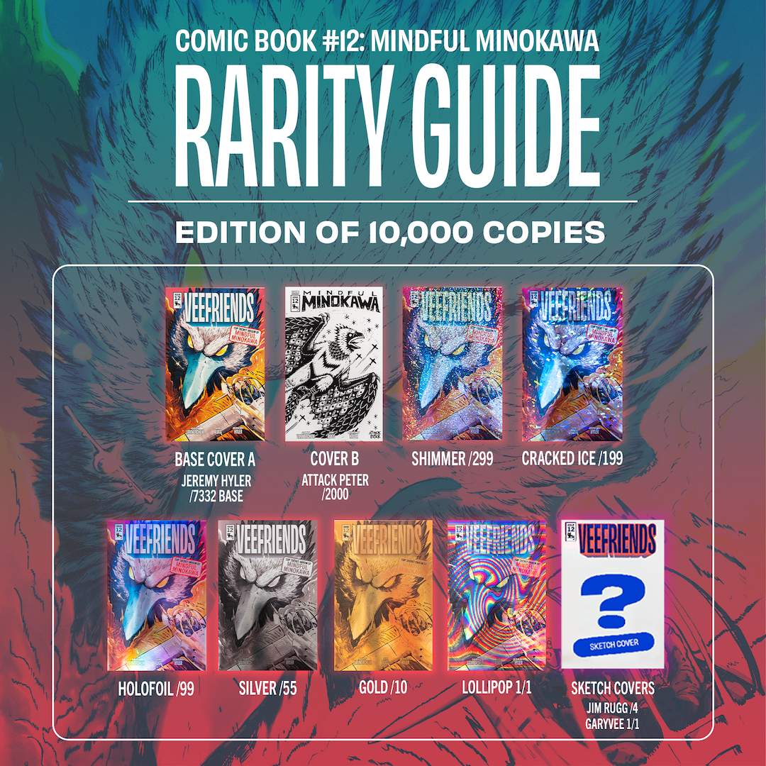 VEEFRIENDS COMIC BOOK #12 MINOKAWA SEALED BLIND PACK