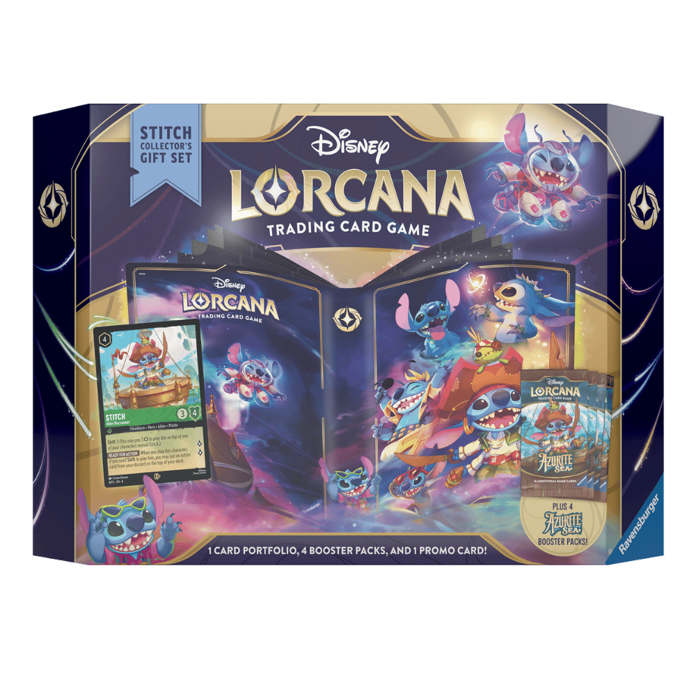 DISNEY LORCANA TCG: S6 AZURITE SEA STITCH COLLECTORS GIFT SET