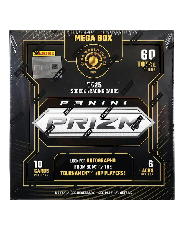 2025 PANINI PRIZM FIFA CLUB WORLD CUP SOCCER MEGA BOX