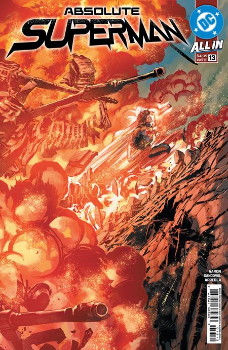 ABSOLUTE SUPERMAN (2024) #13 SECOND PRINTING CVR A RAFA SANDOVAL VAR
