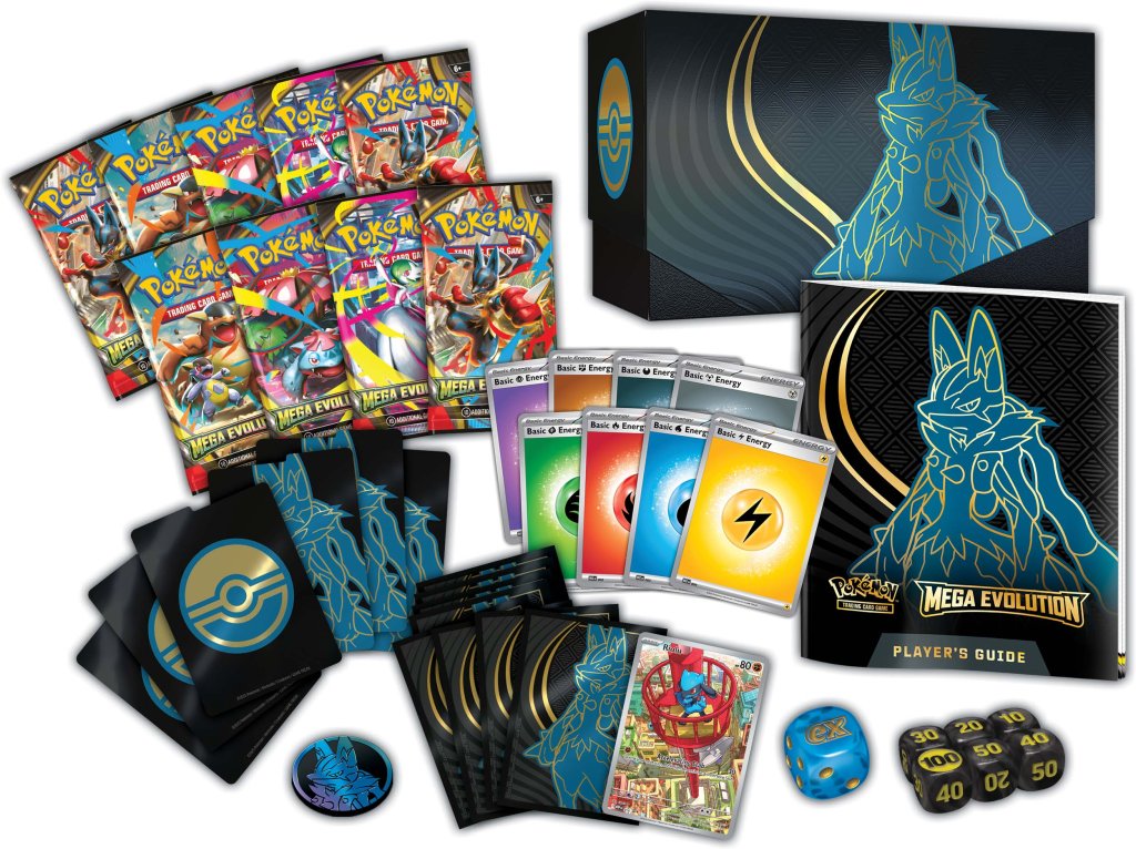 POKEMON TCG: MEGA EVOLUTIONS 1 ELITE TRAINER BOX LUCARIO