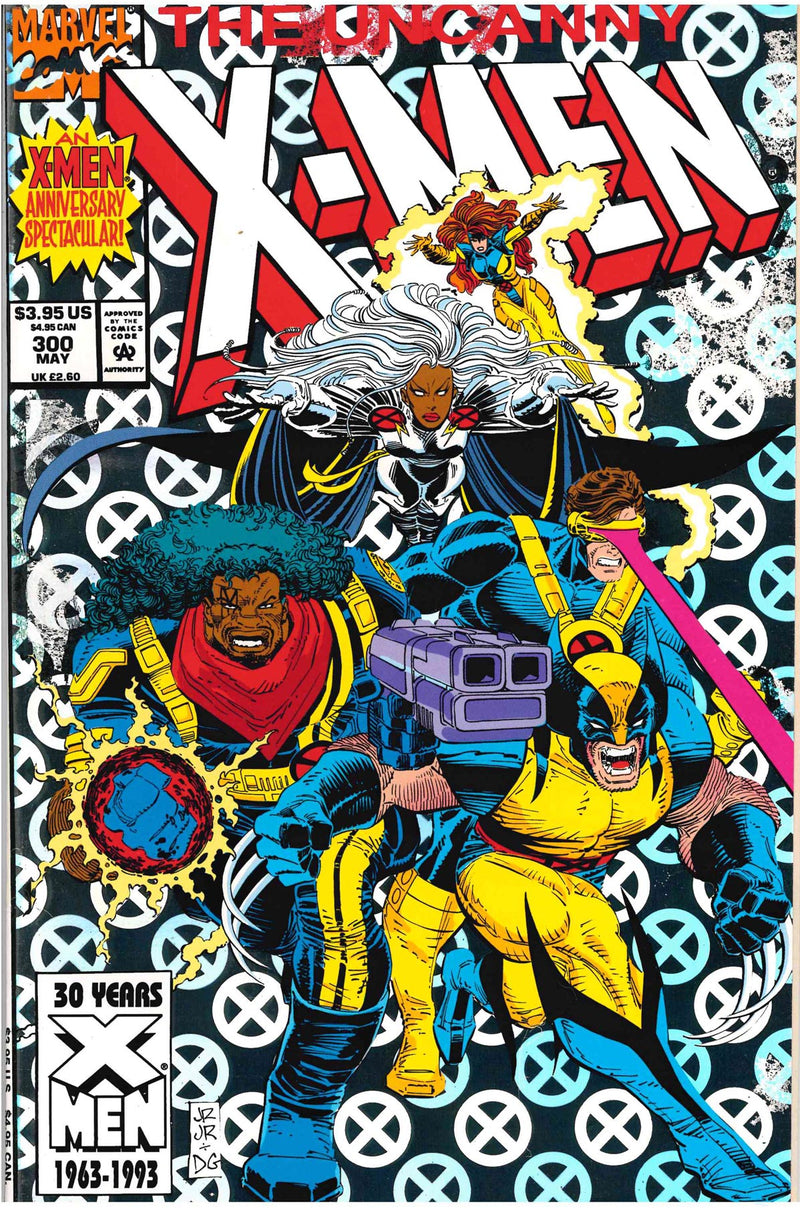 UNCANNY X-MEN (1963) #300 (NM) - HOLOFOIL PRINTING ERROR
