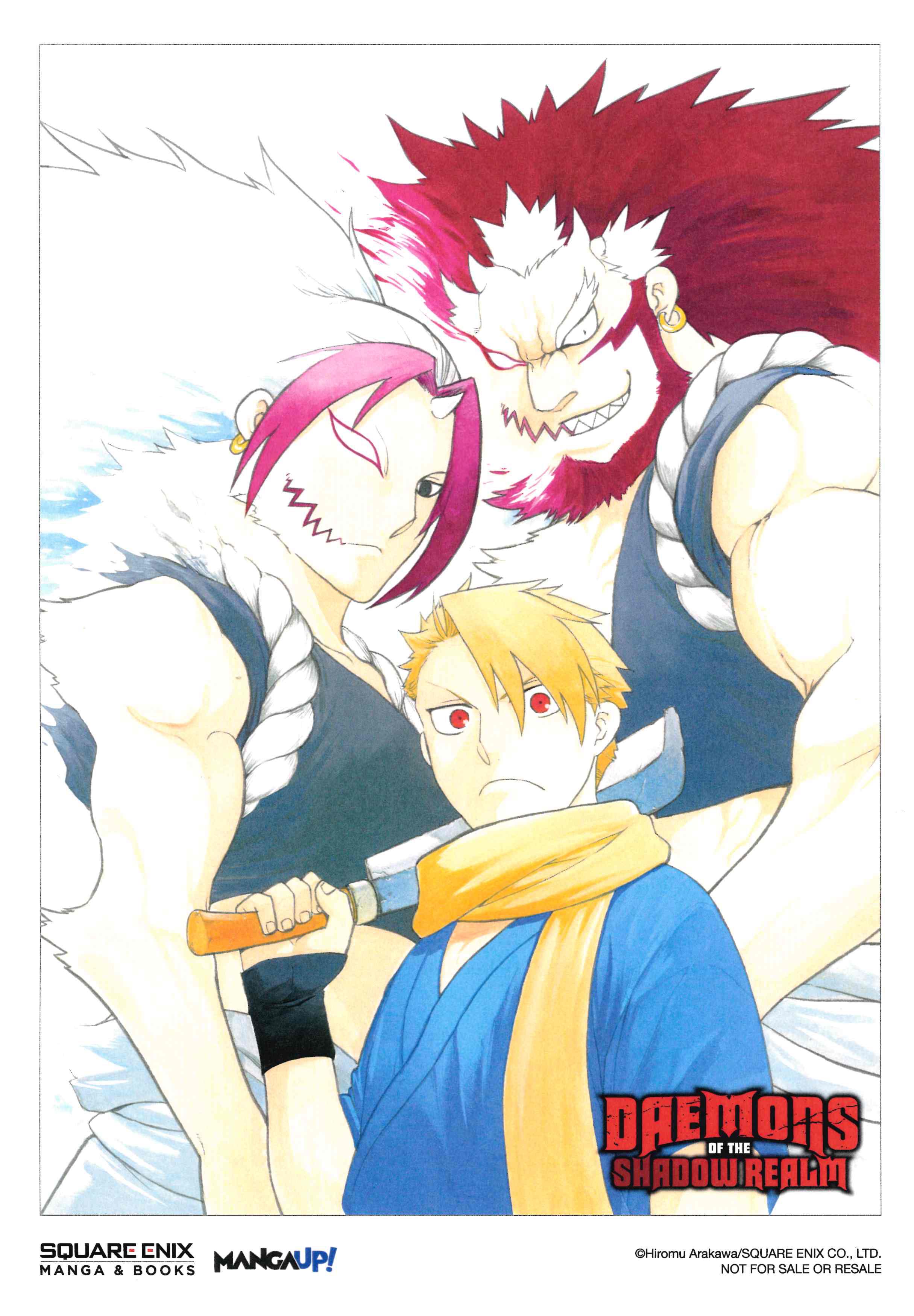 DAEMONS OF THE SHADOW REALM DOUBLE SIDED PROMO PRINT