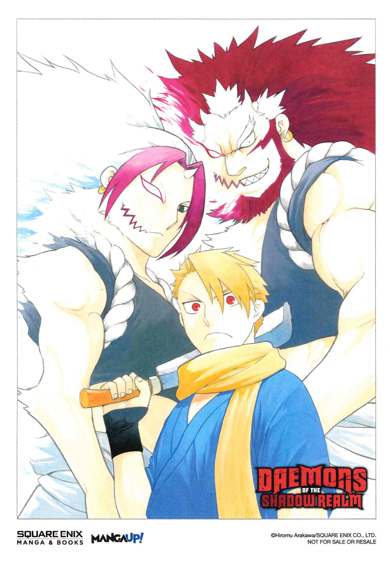 DAEMONS OF THE SHADOW REALM DOUBLE SIDED PROMO PRINT