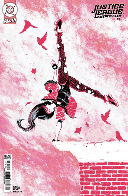 JUSTICE LEAGUE RED (2025) #3 CVR B JUAN FERREYRA CARD STOCK VAR